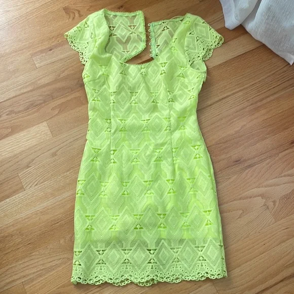 alejandrea sky | Dresses | Neon Fitted Dress | Poshmark